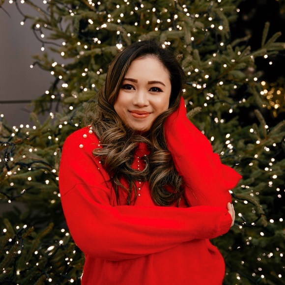 HM Red Pearl Sweater - Picture 4 of 5